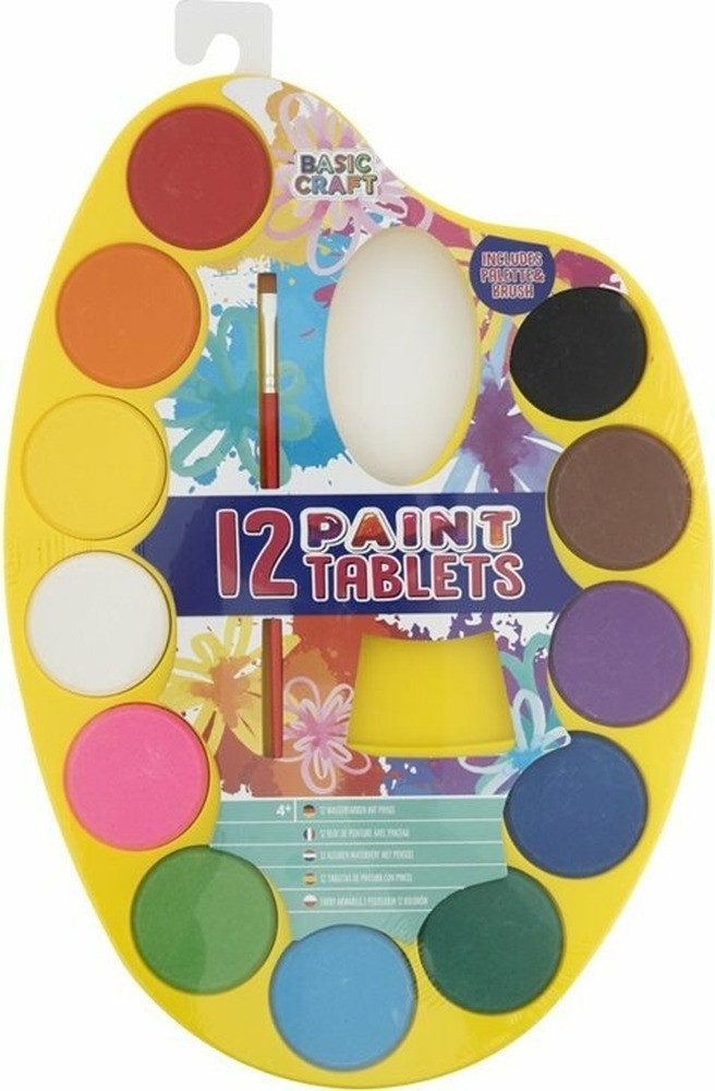 Creative Craft Group Malpalette Aquarell-Palette, 12 Farben