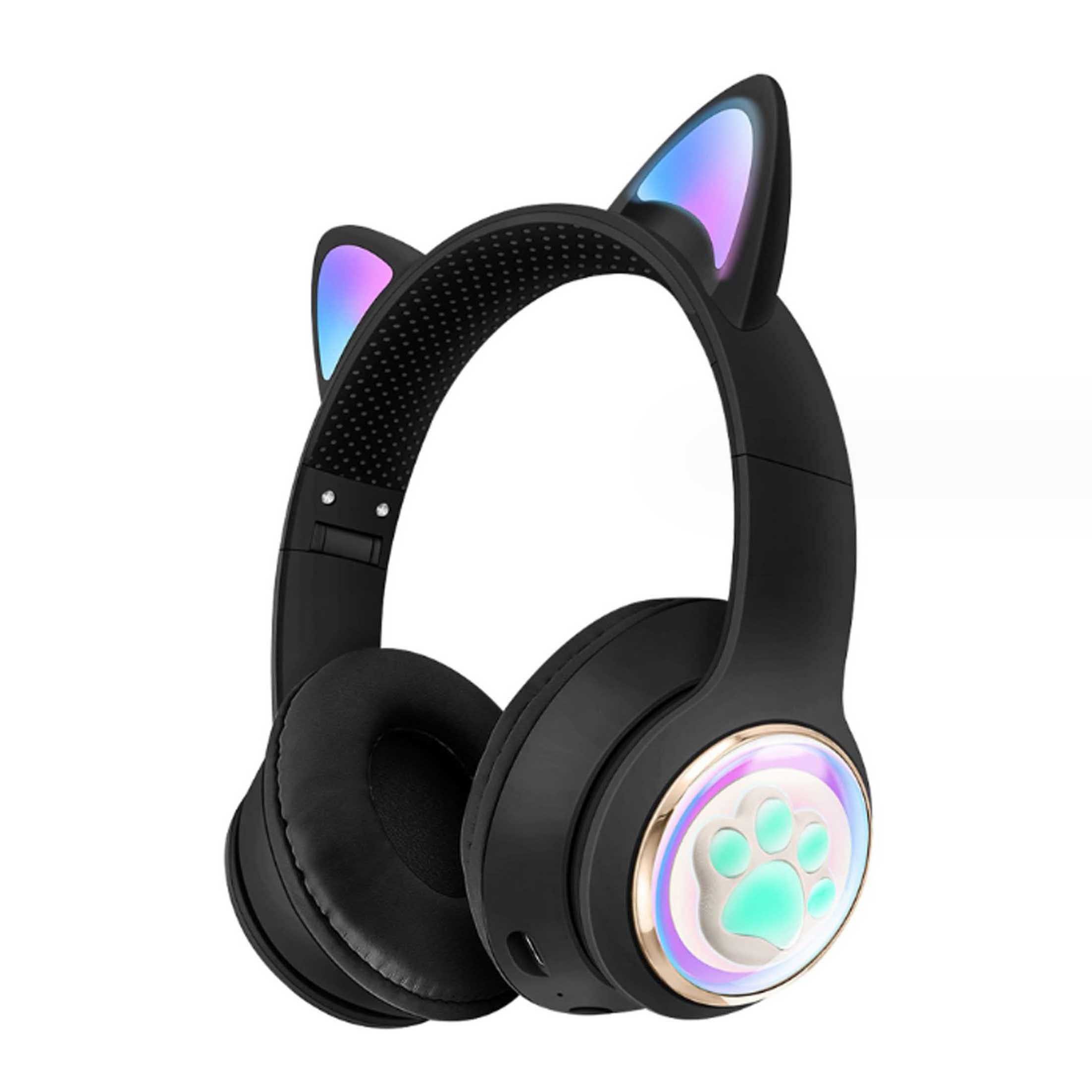 KINSI Bluetooth-Kopfhörer, Kabelloses Gaming-Headset, Over-Ear Kopfhörer Over-Ear-Kopfhörer (Externe TF-Karte kann eingelegt werden, kann Anrufe entgegennehmen)