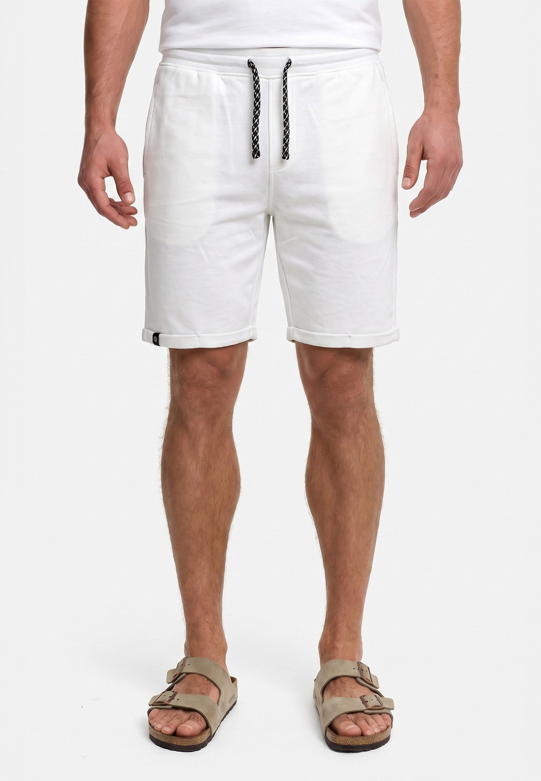 INDICODE Sweatshorts Herren Aldrich Sweat Shorts Herrenshorts elastischer Bund mit Kordelzug