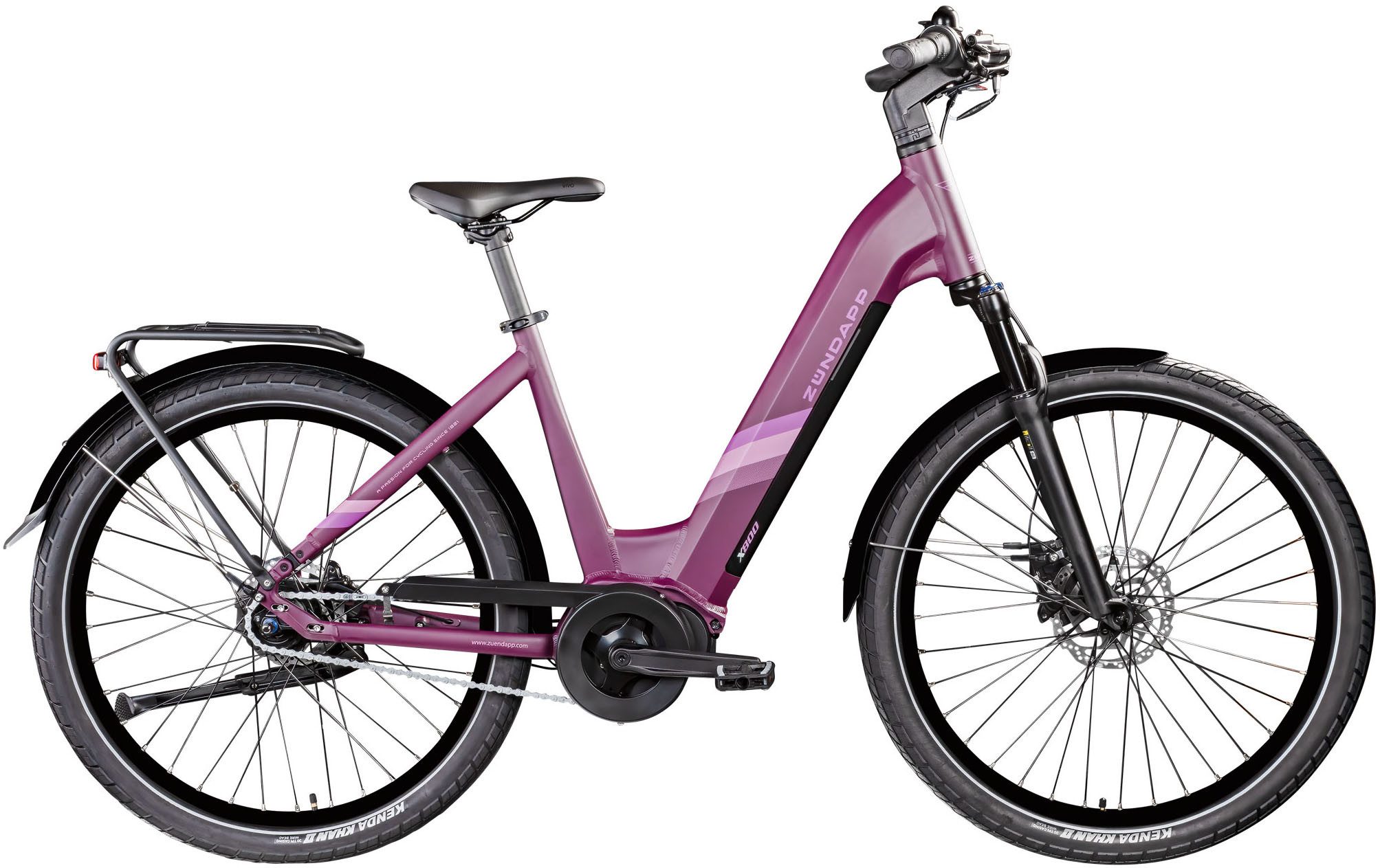 Zündapp E-Bike Cityrad X800, 7 Gang, Nabenschaltung, Mittelmotor, 550 Wh, Pedelec, Elektrofahrrad für Damen und Herren