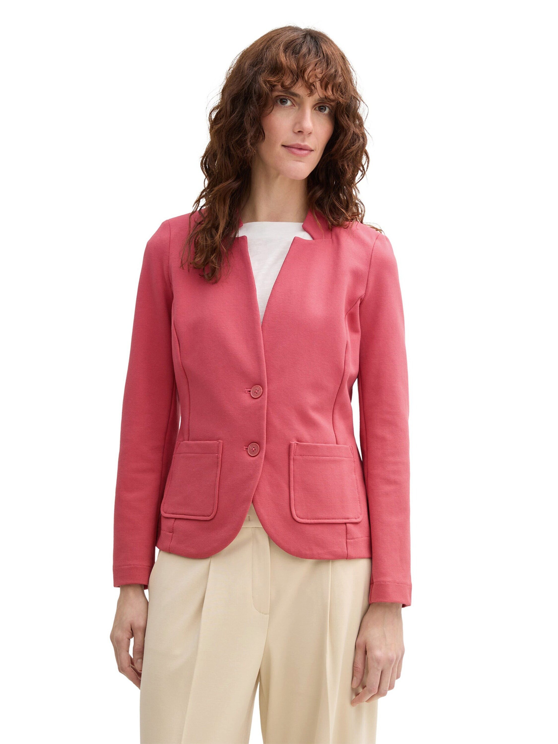 TOM TAILOR Kurzblazer (1-tlg) Plain/ohne Details günstig online kaufen