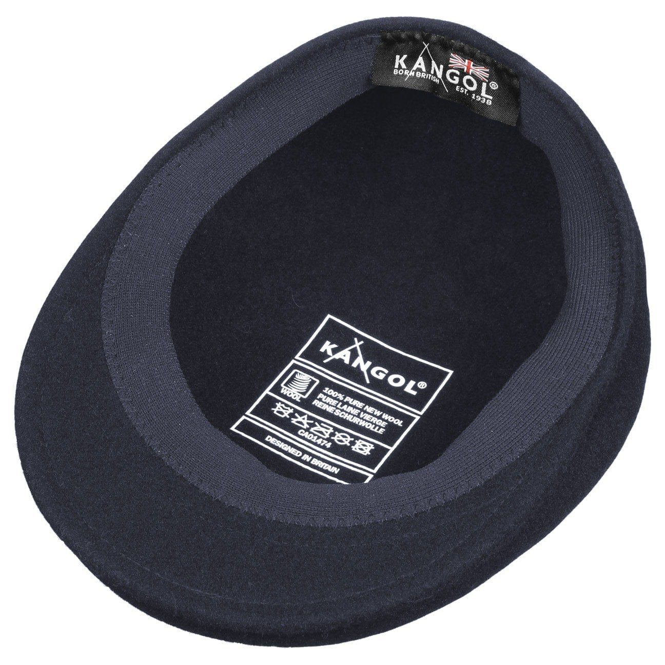 Kangol Flat Cap (1-St) Schiebermütze mit Schirm