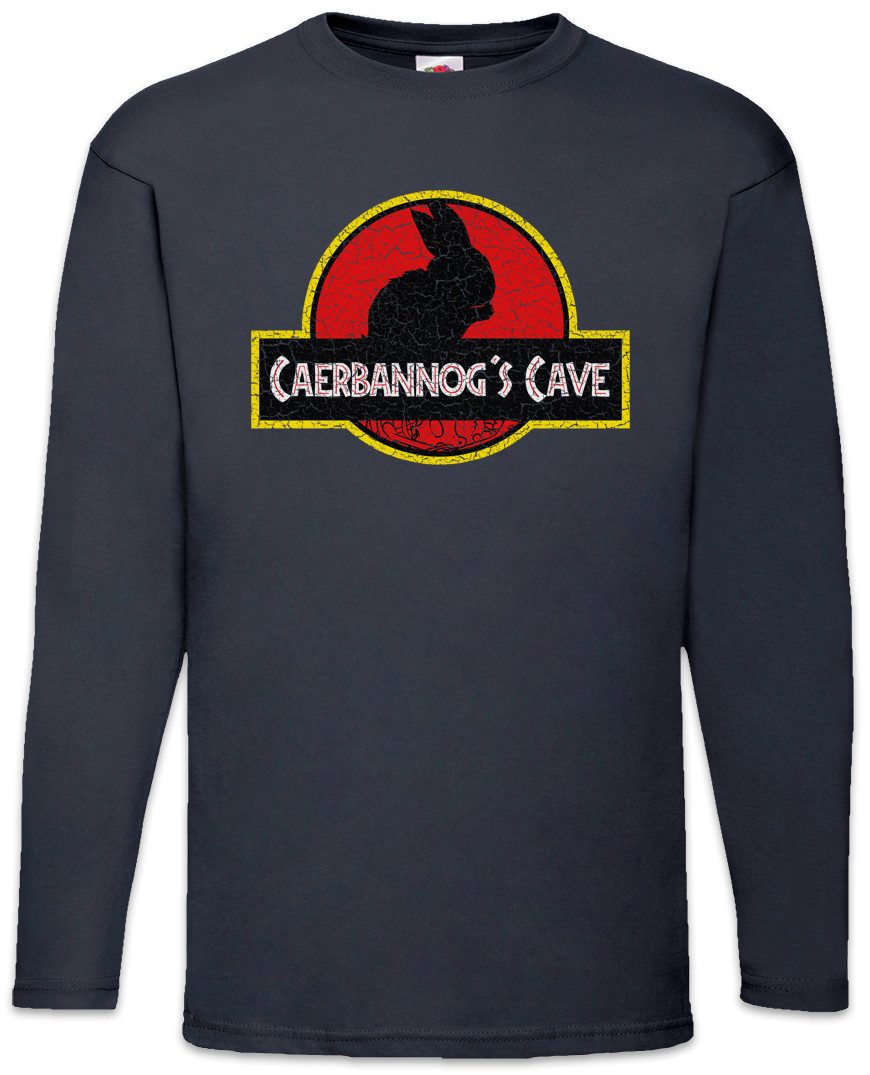 Langarmshirt Caerbannog's Cave Langarm T-Shirt Monty Fun And The Holy Python Grail