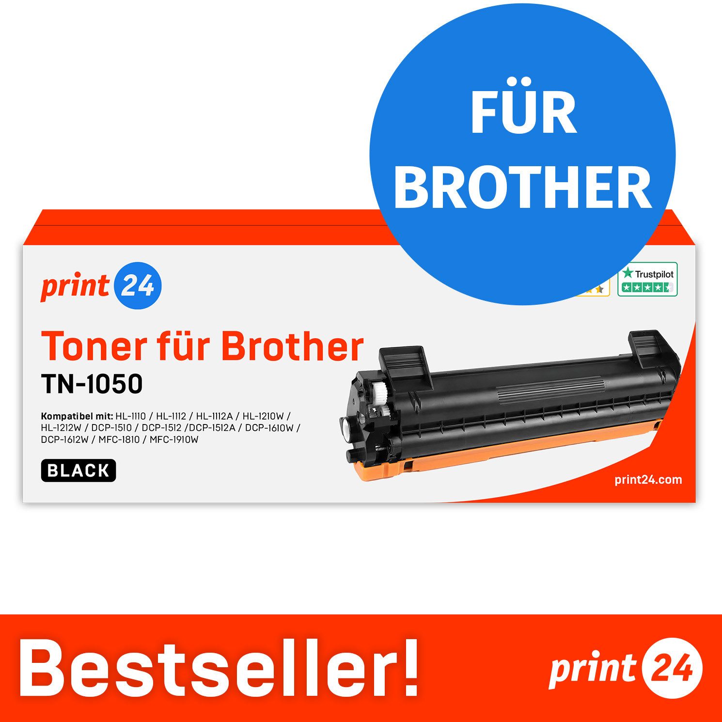 print24 Tonerpatrone, (Packung, 1-St)