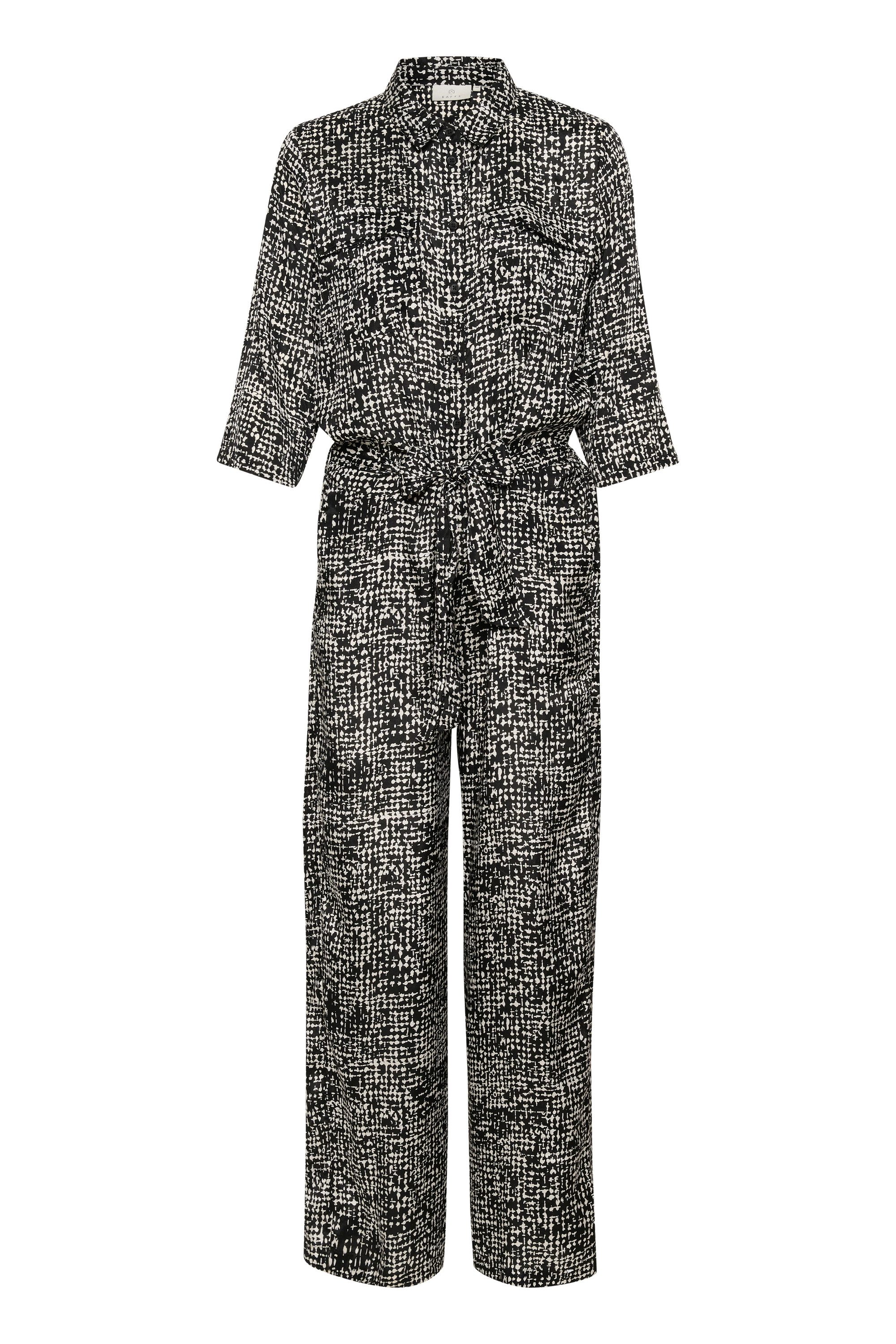 KAFFE Overall Kailona Damen - Eleganter Jumpsuit Mit V-Ausschnitt