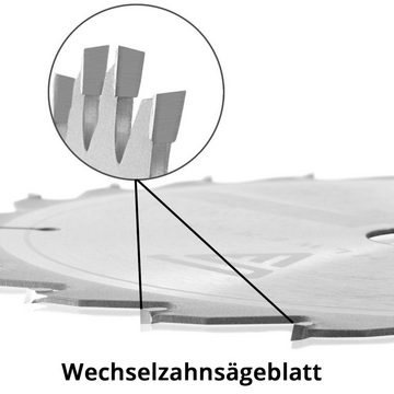 STAHLWERK Kappsägeblatt Universal Sägeblatt 210 x 2,6mm Blattaufnahme 30mm (Set, 2-St), Durchmesser 305 mm, mit 25,4 mm Adapterring für Blattaufnahme
