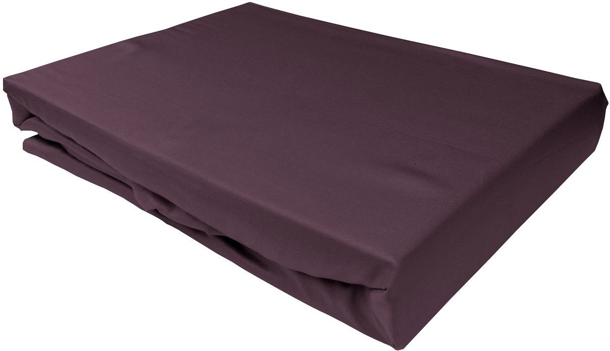 BETTWAESCHE-MIT-STIL Spannbettlaken Mako Satin Spannbettlaken, Matratzenhöh günstig online kaufen
