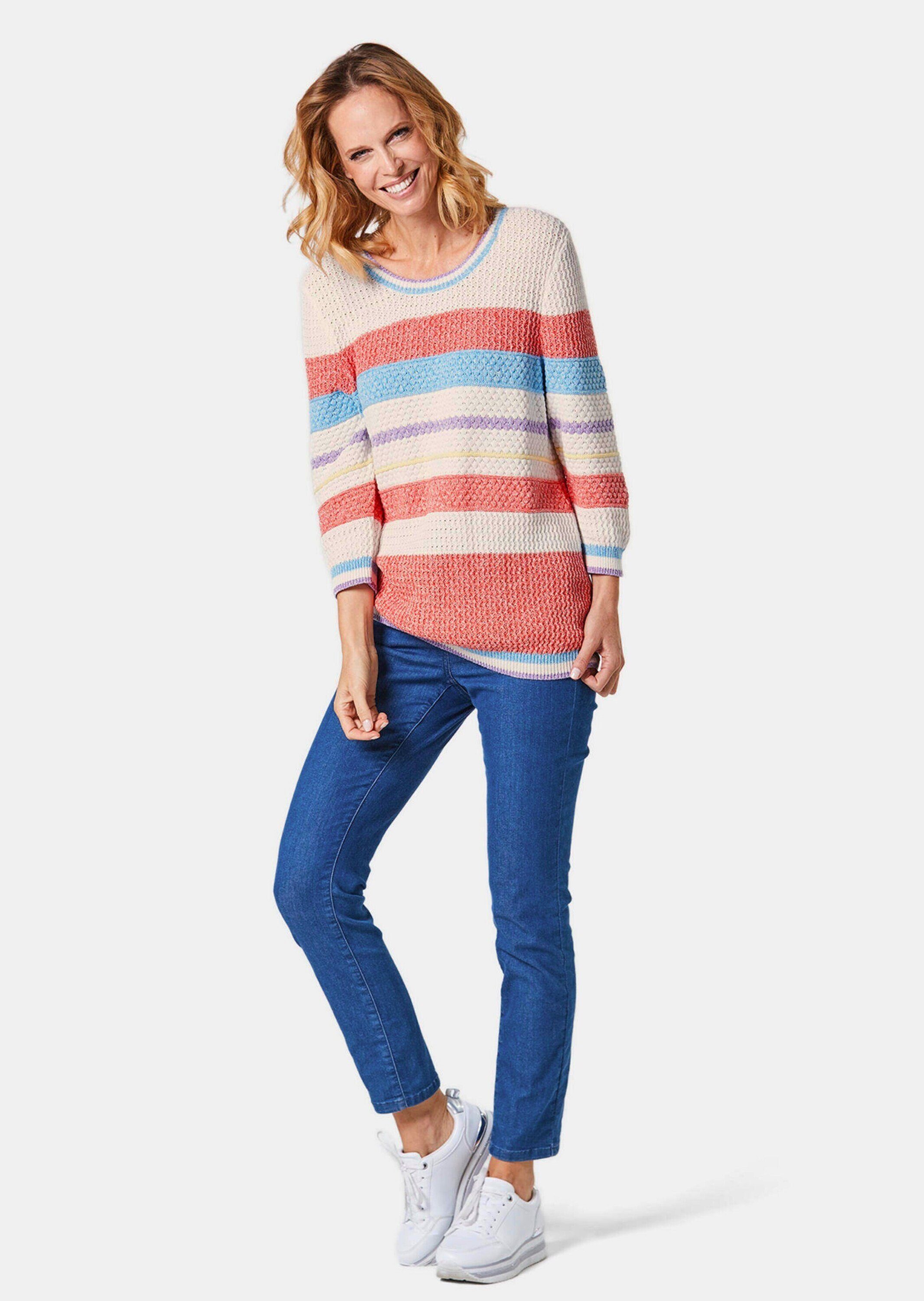 GOLDNER Strickpullover Kurzgröße: Pullover in hochwertiger günstig online kaufen