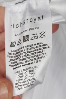 Rich & Royal Shirttop Rich & Royal 2103 431 Damen T-Shirt Gr. XS Weiß Neu