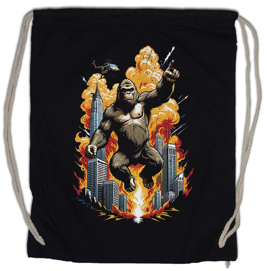Turnbeutel Skyscraper Kong Turnbeutel Ape Affe Japan Insel King Kaiju Giant