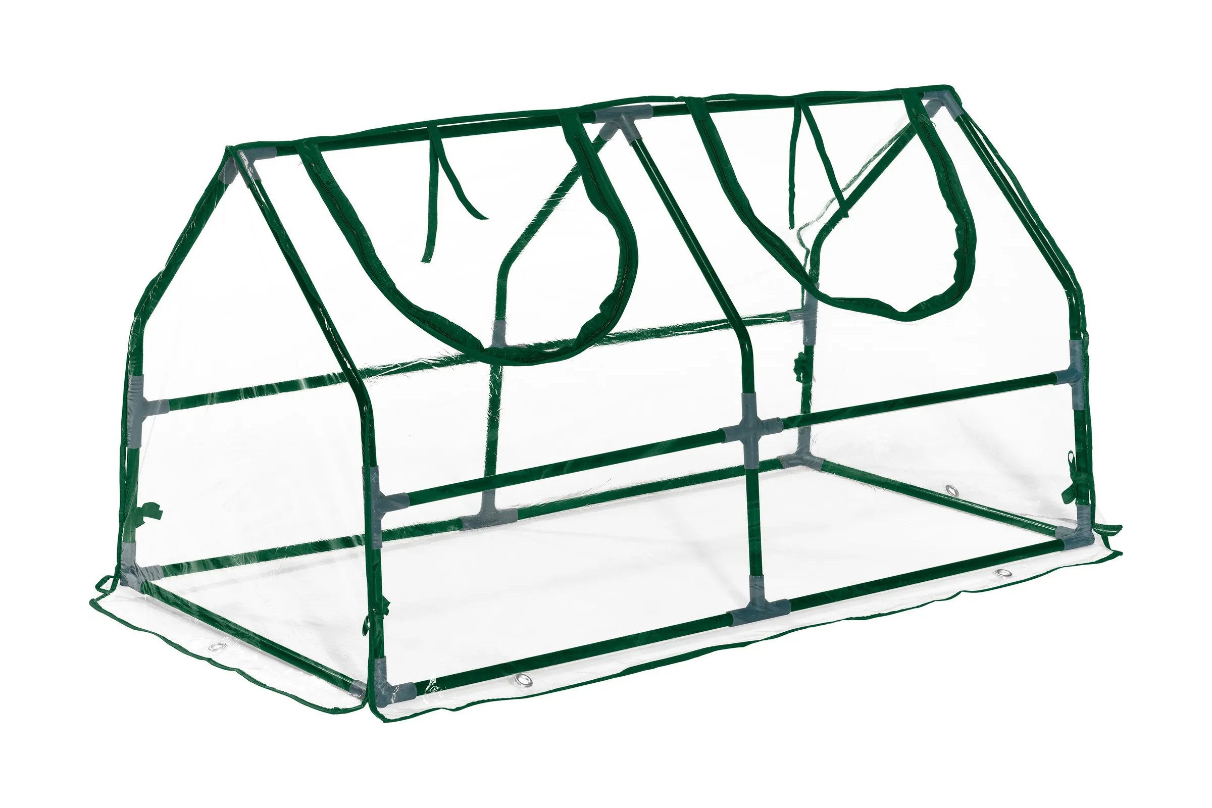 Parkside Frühbeet Frühbeet mit UV-beständiger PVC-Folie Gewächshaus 120×60×60 cm, UV-beständig & witterungsfest