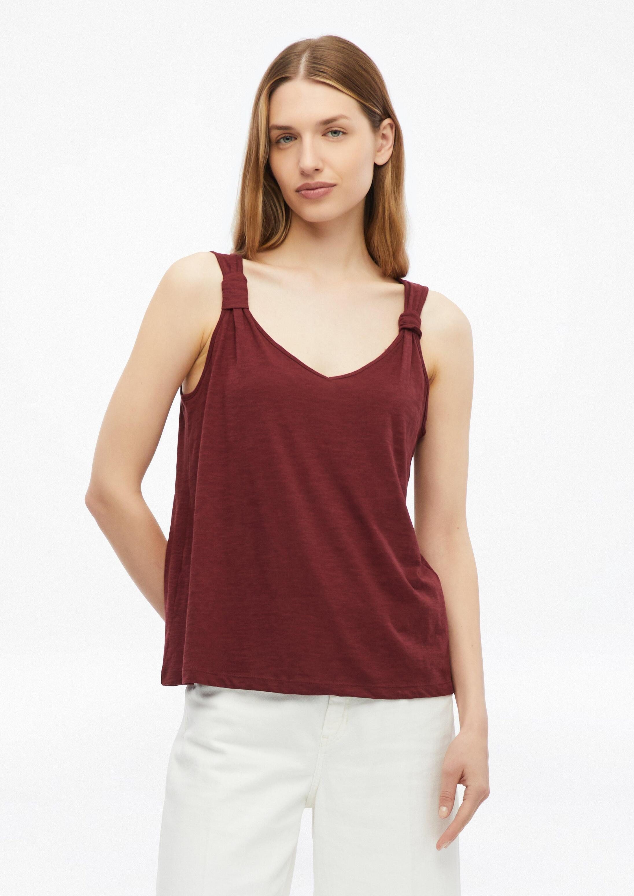 s.Oliver Muscleshirt T-Shirt Top mit V-Ausschnitt