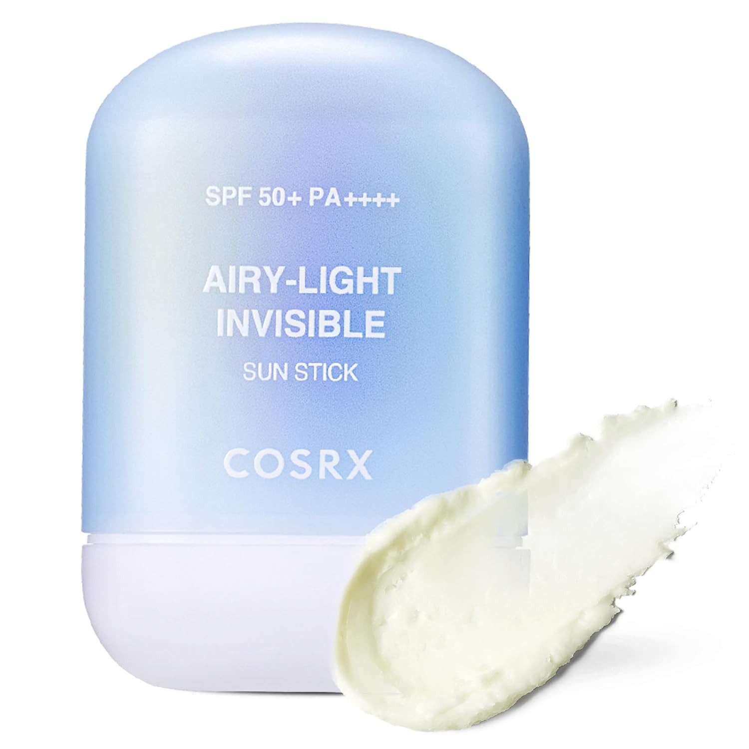 Corsx Sonnenschutzstift Airy-Light Invisible SunStick Ultraleichter Sonnenschutz für jeden Tag, SPF50 PA++++, Zink-PCA Unsichtbares Finish ohne Weißschleier