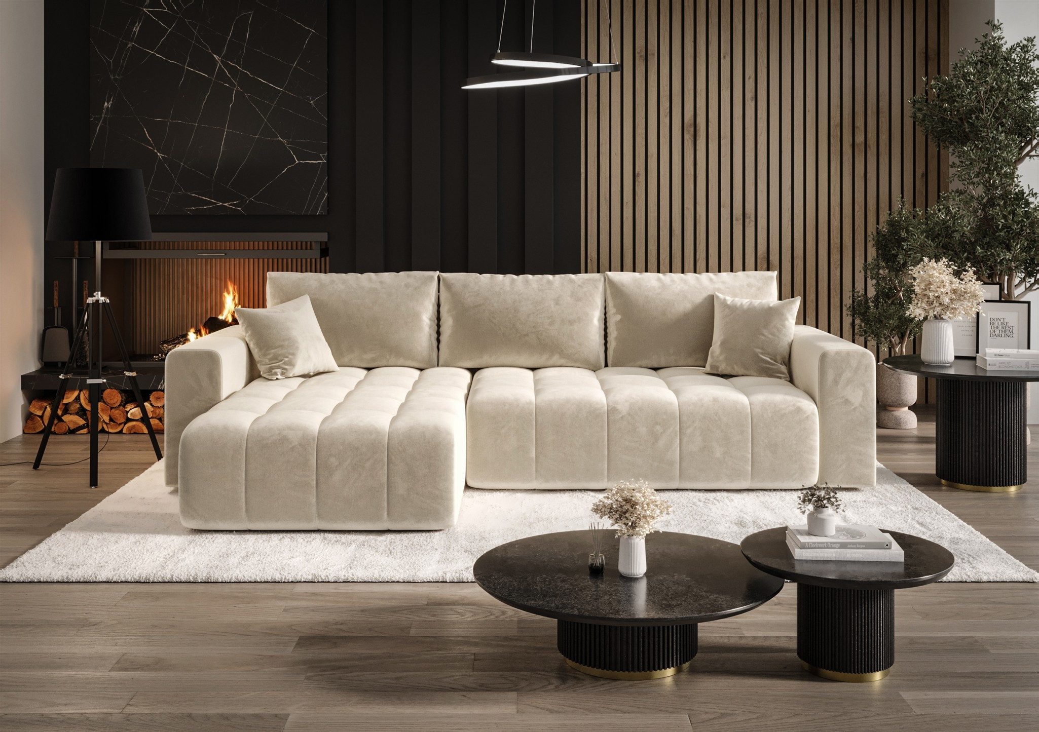 Fun Möbel Ecksofa Sofa Schlafsofa CAMILA günstig online kaufen