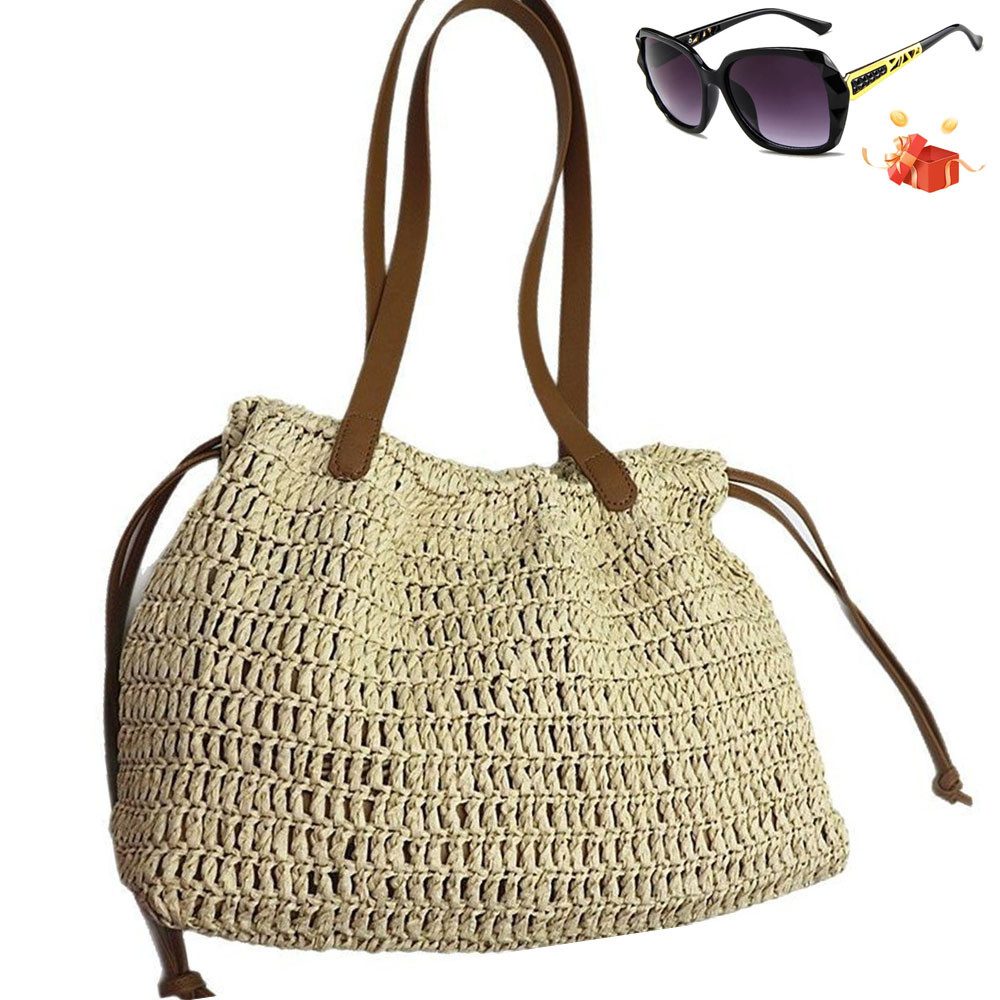 RWEUOQ Strandtasche Women's Straw Bag Strandtasche, günstig online kaufen