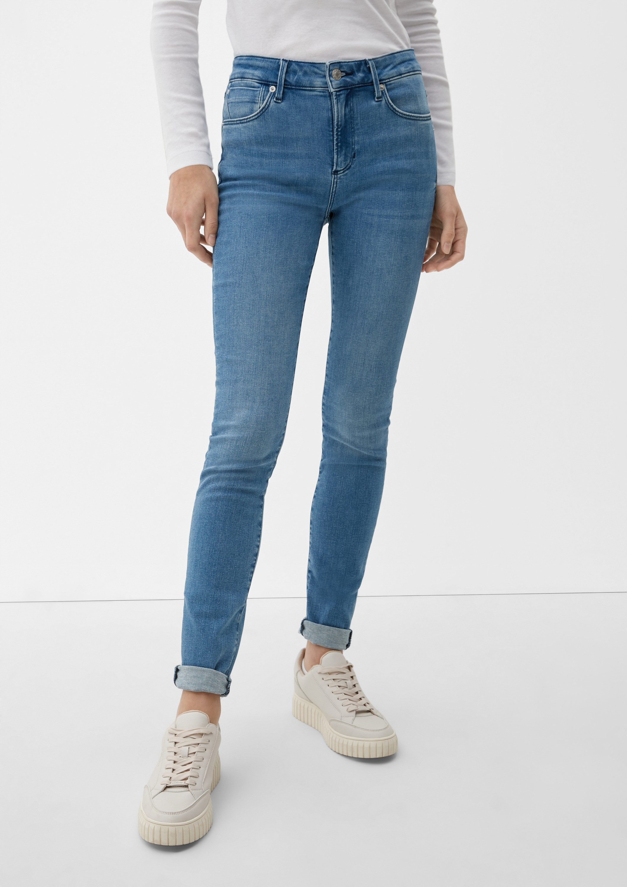 s.Oliver Skinny-fit-Jeans Jeans-Hose IZABELL Jeans Izabell / Skinny Fit / Mid Rise / Skinny Leg