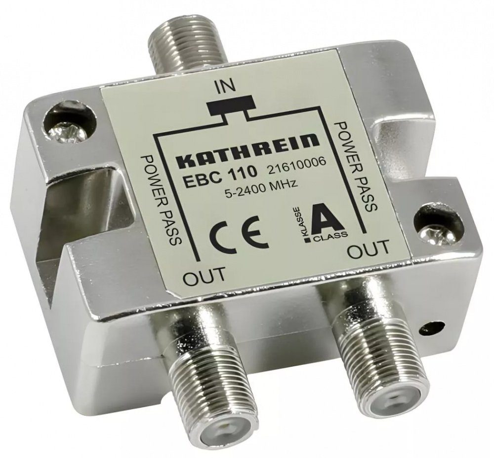 Kathrein Verteiler Kathrein EBC 110 2-fach SAT-Verteiler 5-2400 MHz für Unicable