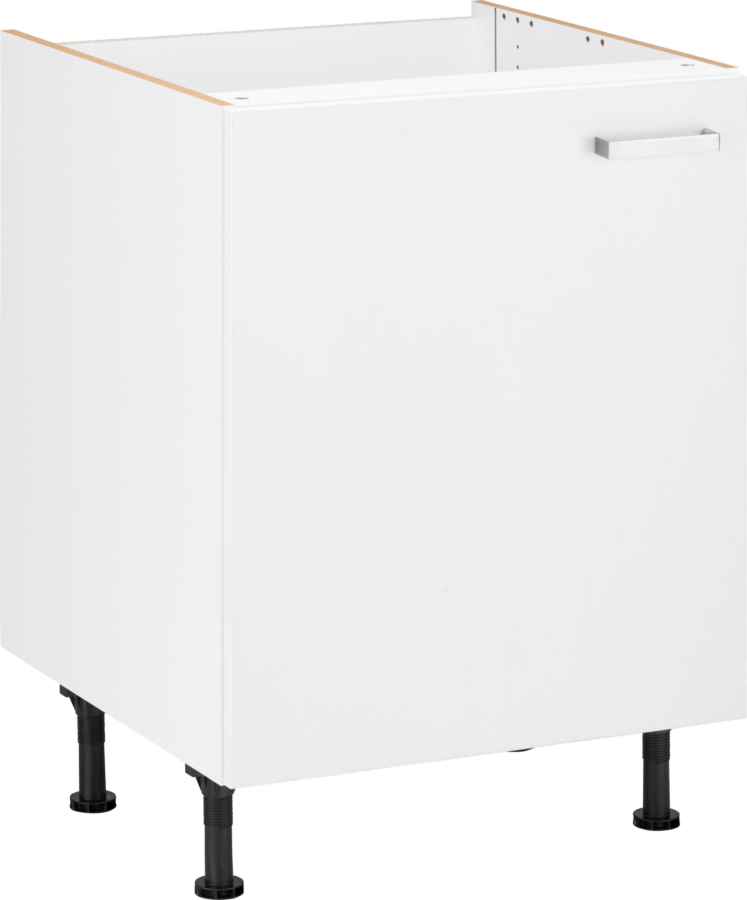 Breite weiß | weiß OPTIFIT Parma 60 Spülenschrank cm