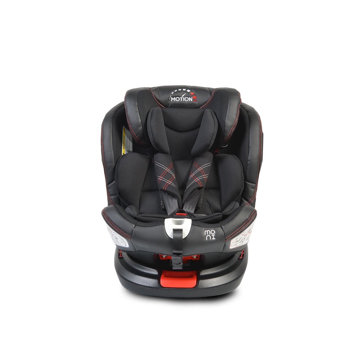 bis: 0-36 Kindersitz schwarz Moni drehbar kg, Gruppe Neigung SIPS Isofix Autokindersitz Motion 0/1/2/3, 165° 36 kg