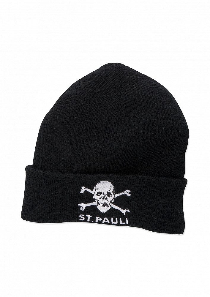 FC St. Pauli Bommelmütze FC St. Pauli Mütze FC St. Pauli Totenkopf