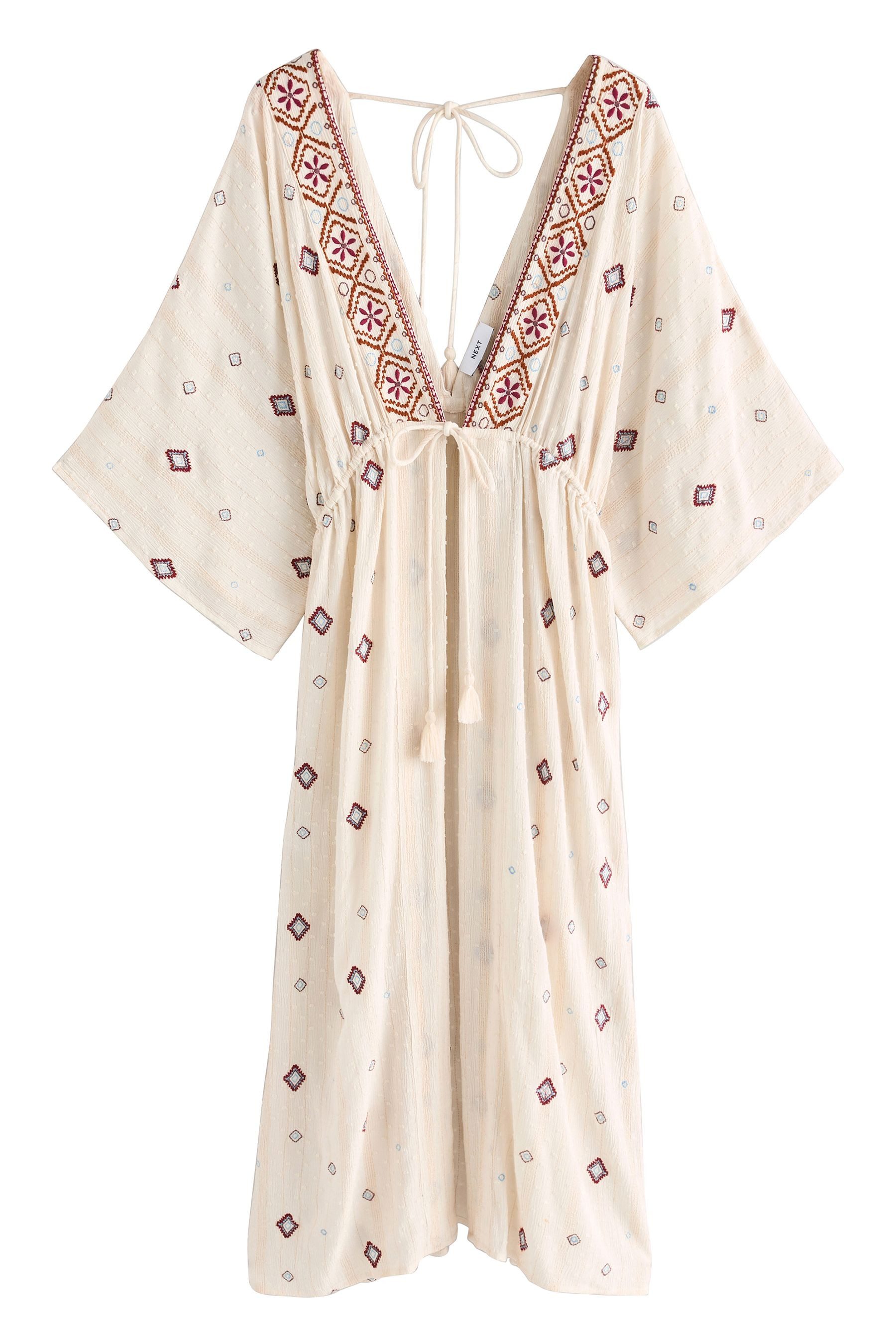 Next Strandkleid Kimono in Maxilänge mit günstig online kaufen