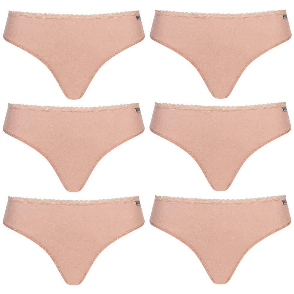 Tangaslip MONT EMILIAN Damen Slips oder Tangas im 6er-Pack