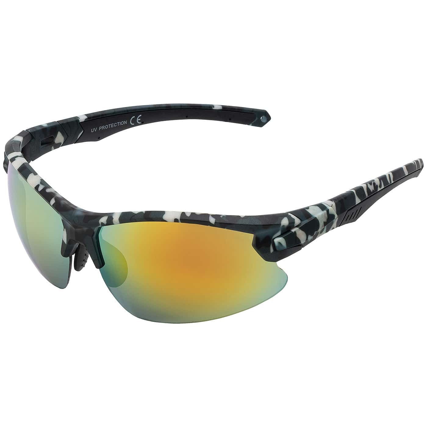 BEZLIT Eyewear Pilotenbrille 30578 (1-St) mit schwarzen Linsen, Rot/Gelb, Blau und Blau Lila