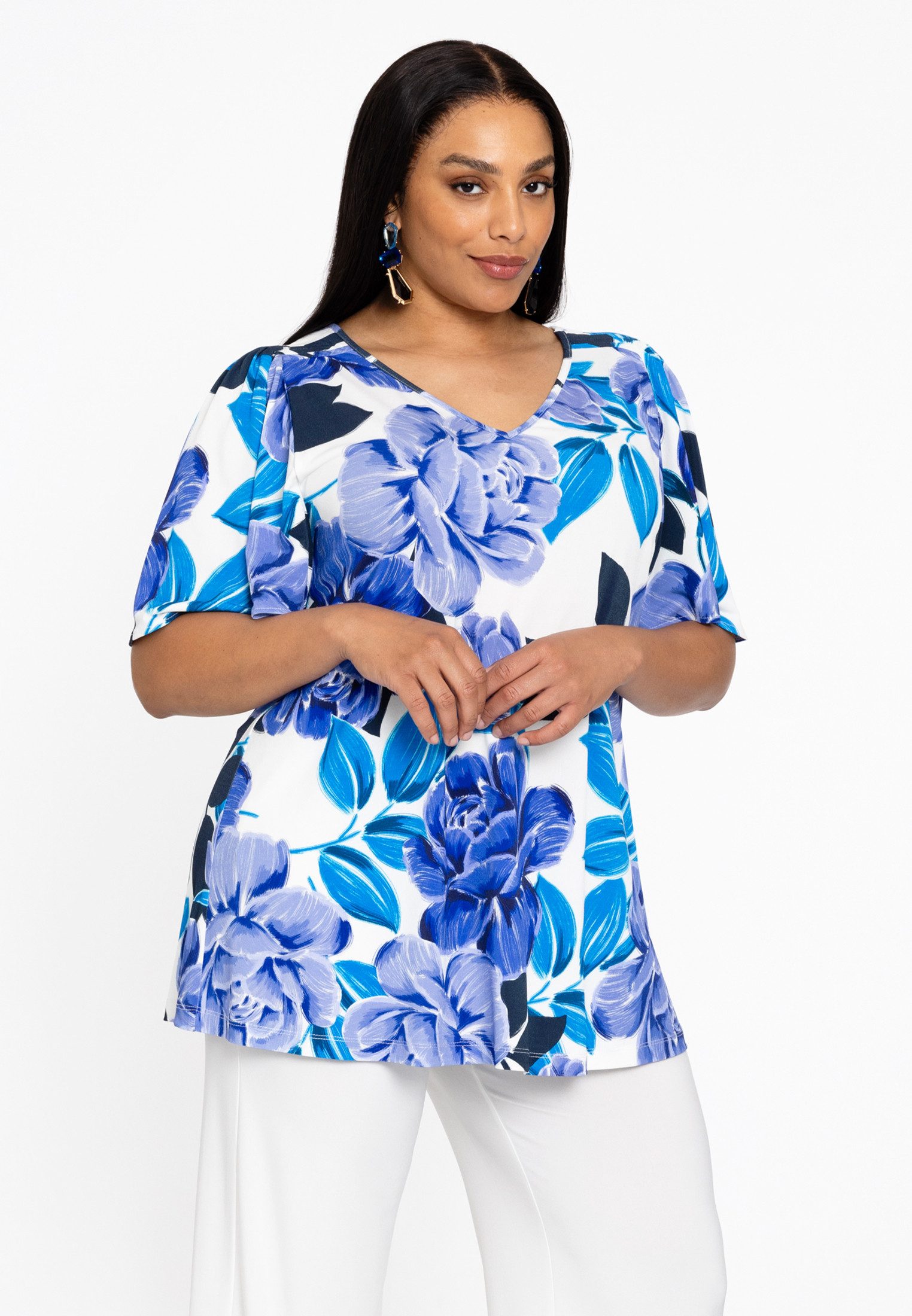 Tunika Damen Tunika mit Druck