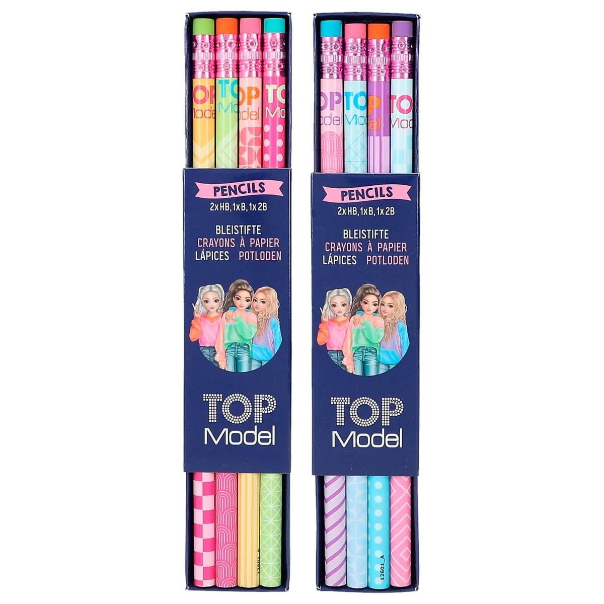 Depesche Malbuch TOPModel Bleistift Set