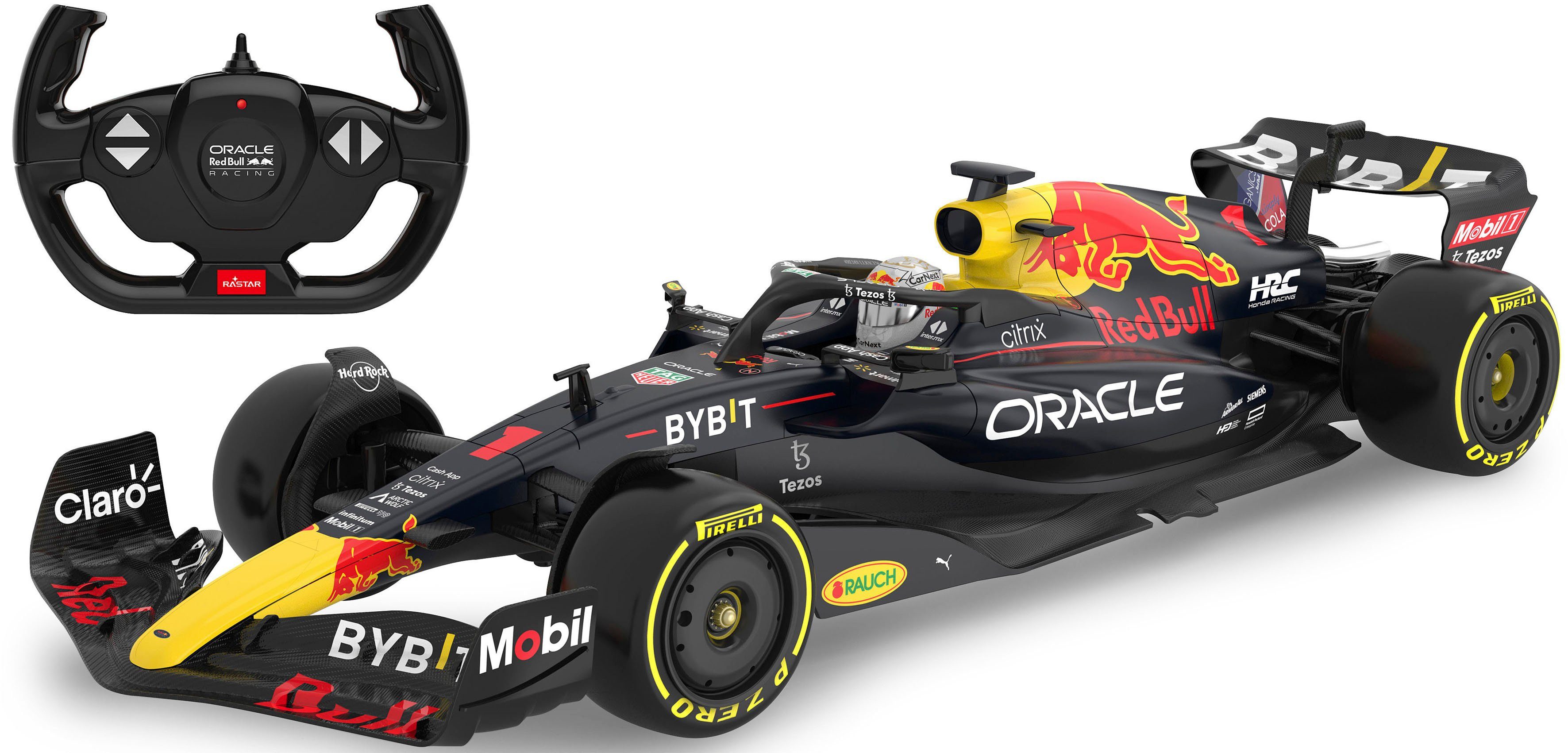 Jamara RC-Auto Deluxe Cars, Oracle Red Bull Racing RB18 1:12, dunkelblau - 2,4 GHz