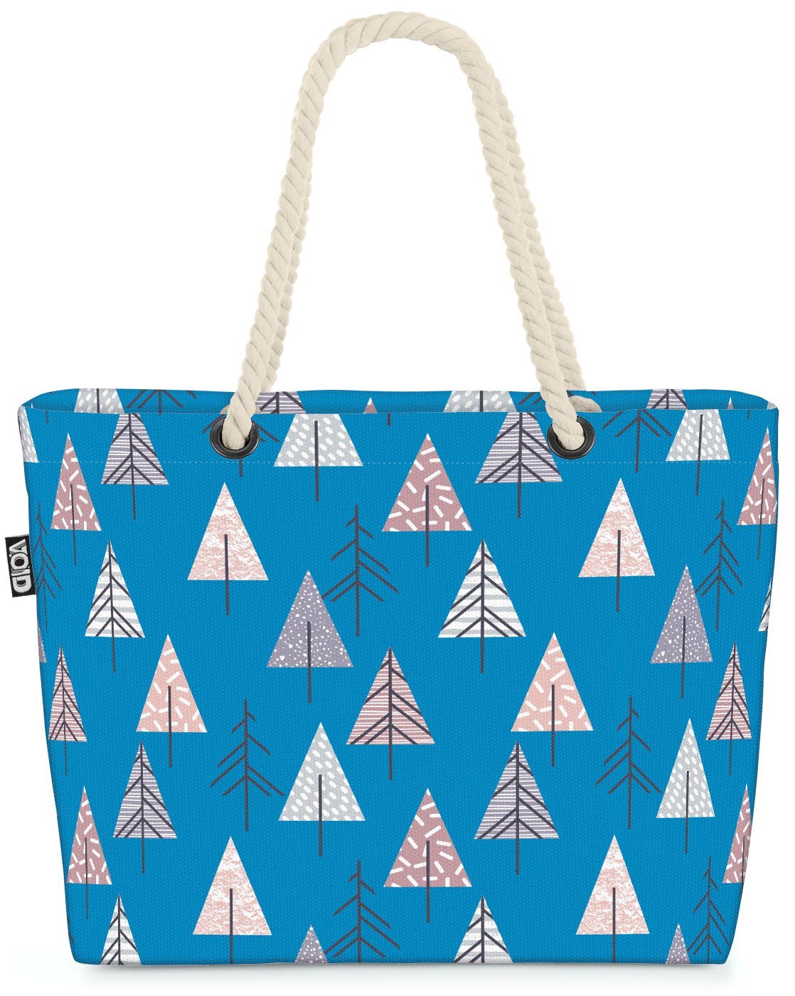 (1-tlg), Bäume Winter Skandina Bag Nordischer Beach Norwegen VOID Strandtasche Wald Weihnachten Winterwald