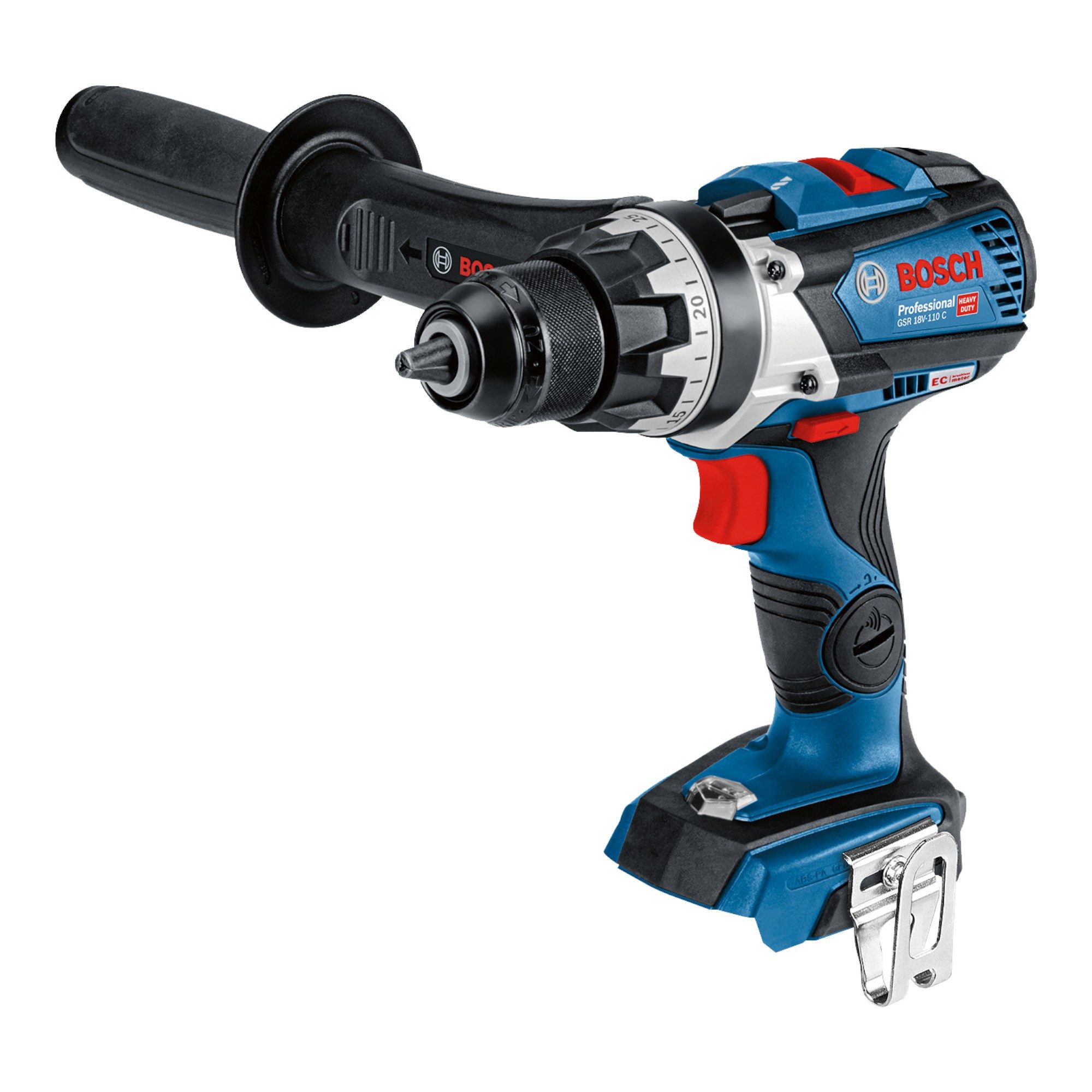 Bosch Professional Akku-Schrauber GSR 18V-110 C Professional Akku Bohrschrauber 18 V 110 Nm Brushless