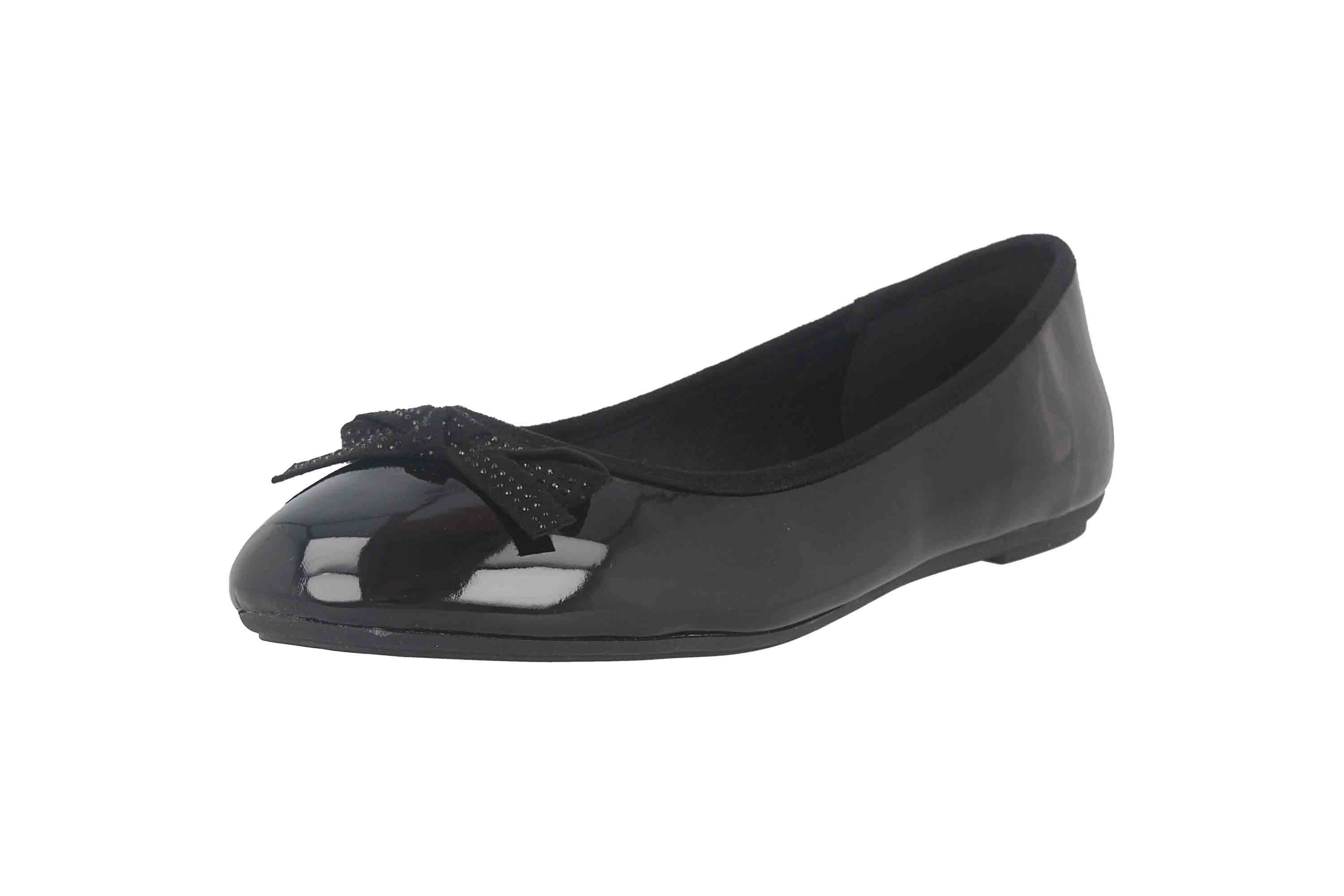 Fitters Footwear 2BB0882002 Black Patent Ballerina