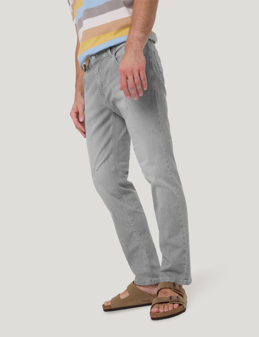Pioneer Authentic Jeans 5-Pocket-Jeans PIONEER RANDO light grey stonewash 16801 6521.9841 - MEGAFLEX – Bild 3 von 5