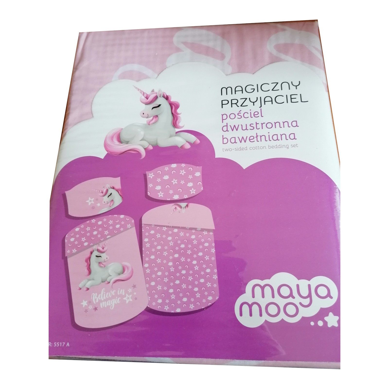 Detexpol Babybettwäsche Kinder-Bettwäsche „Einhorn – Believe günstig online kaufen