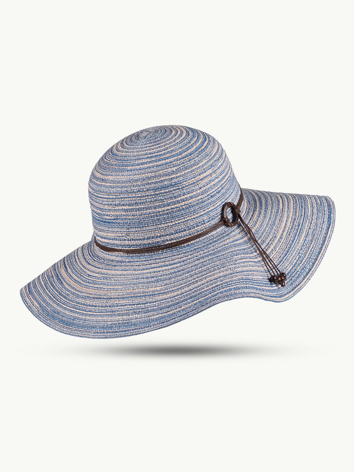 Scippis Sonnenhut SCIPPIS Sommerhut „Madura 1“ – Damenhut Baumwolle-Mix, lightblue