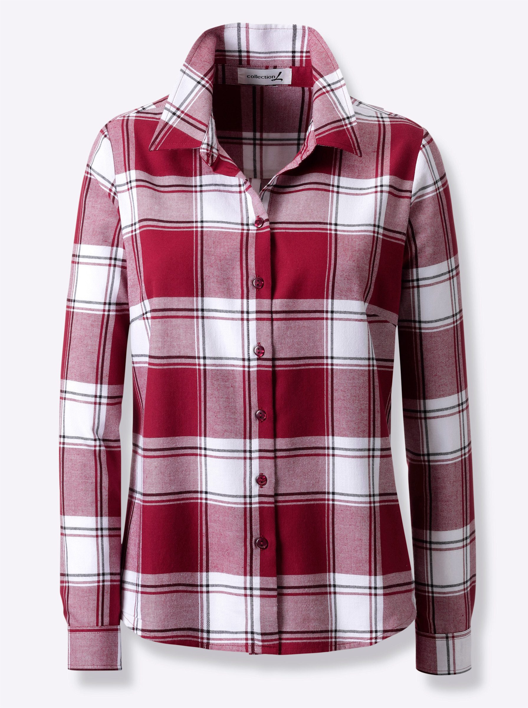 Klassische Bluse Flanellbluse