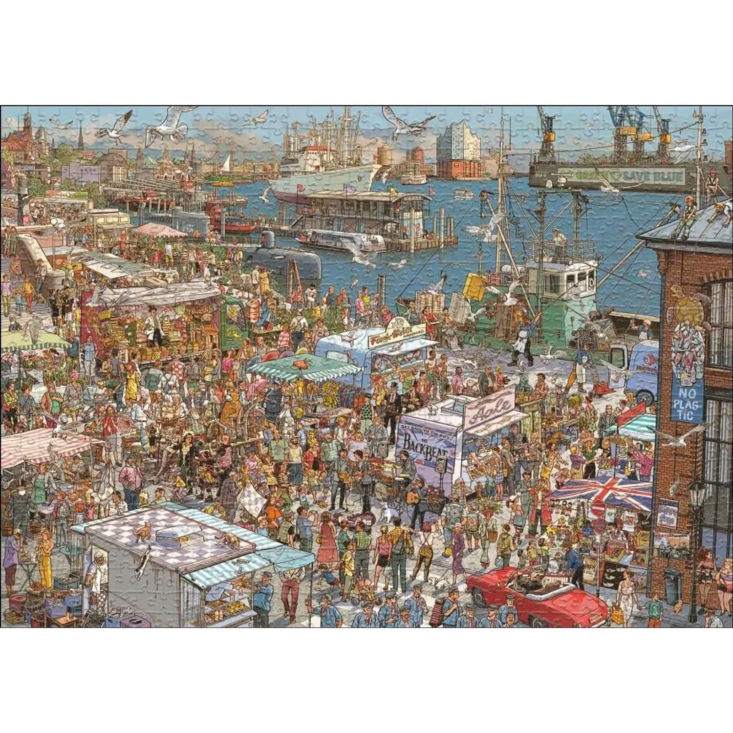 HEYE Puzzle Fresh Fish! Puzzle 2000 Teile, 2000 Puzzleteile