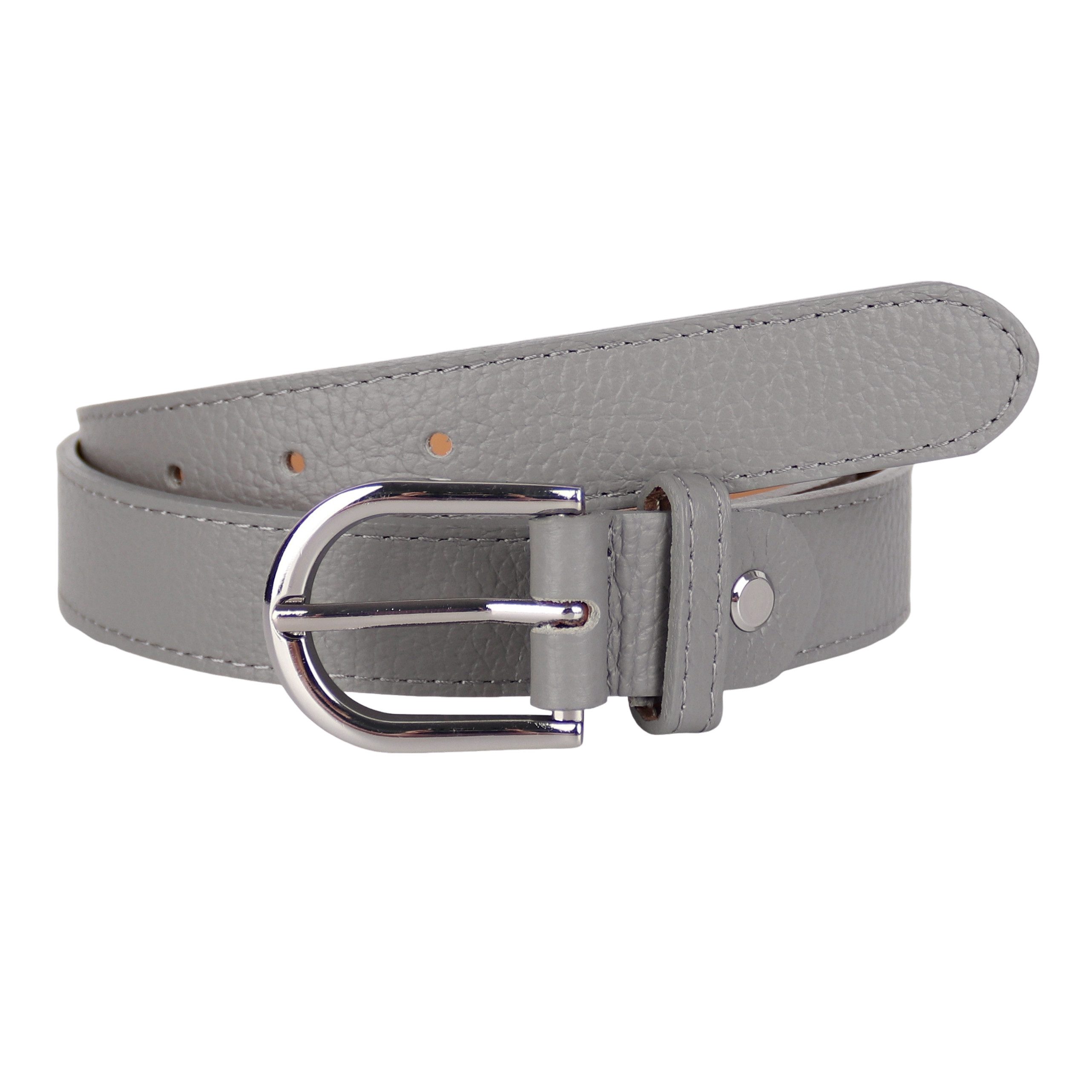 MIRROSI Ledergürtel Damen Herren Gürtel, Made in Italy, 3cm breit (Passt fast zu jeder Hosenschlaufe, aus Echtem Leder)