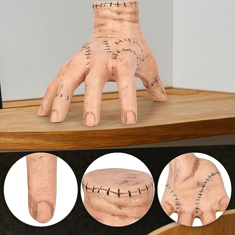 Thing cm) Realistic Hängedekoration Dekorationen Hautton(15.5 GelldG Scarred Latex Hand Palm, Gruselrequisiten