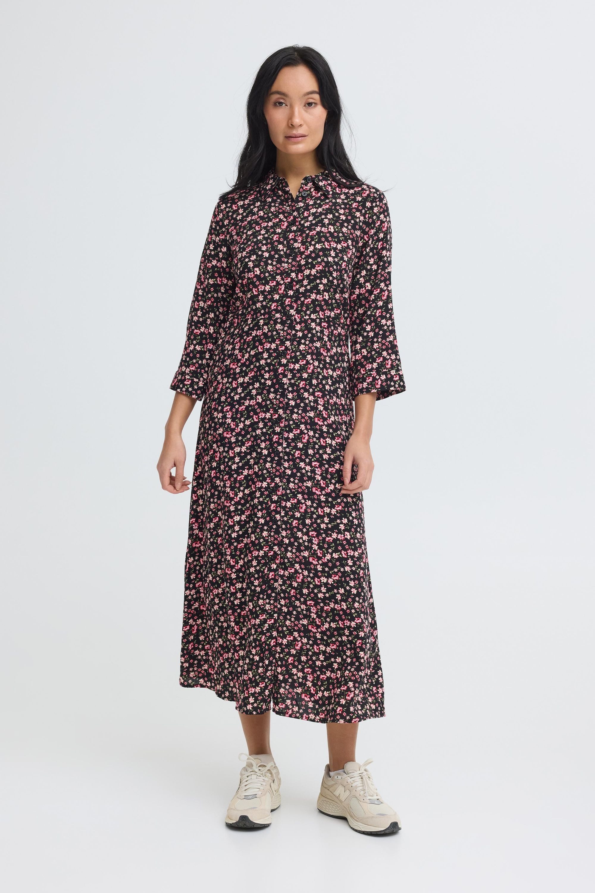 OXMO Midikleid OXNIlla A-Linie Midi Kleid