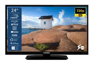 Telefunken XH24SN550MV LCD-LED Fernseher (60 cm/24 Zoll, HD-ready, Smart TV, 12 Volt Anschluss, Triple-Tuner, 6 Monate HD+ gratis)