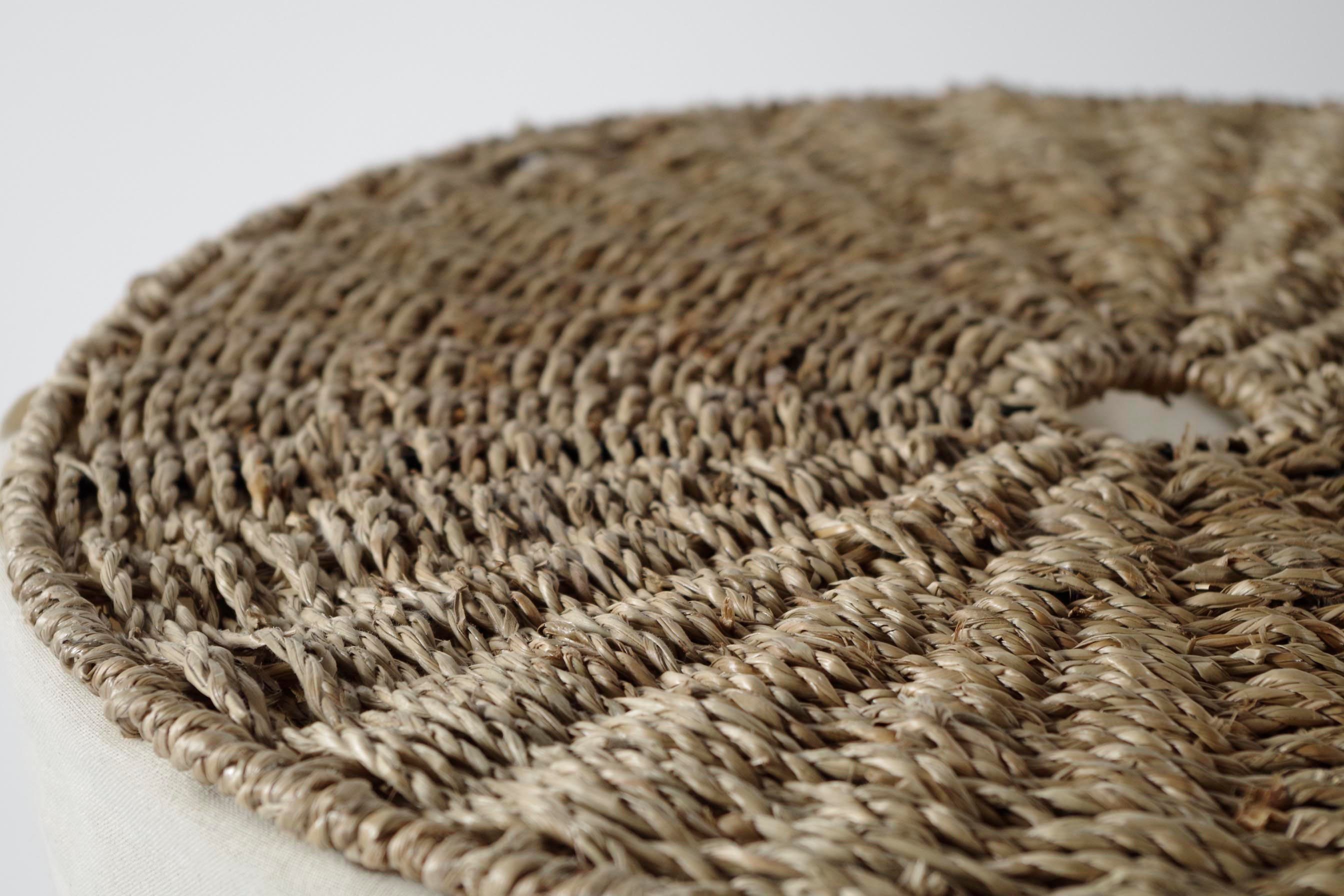 locker Wäschekorb NATUR (1 St), Wäschesammler aus Seegras, Höhe ca. 50 cm günstig online kaufen