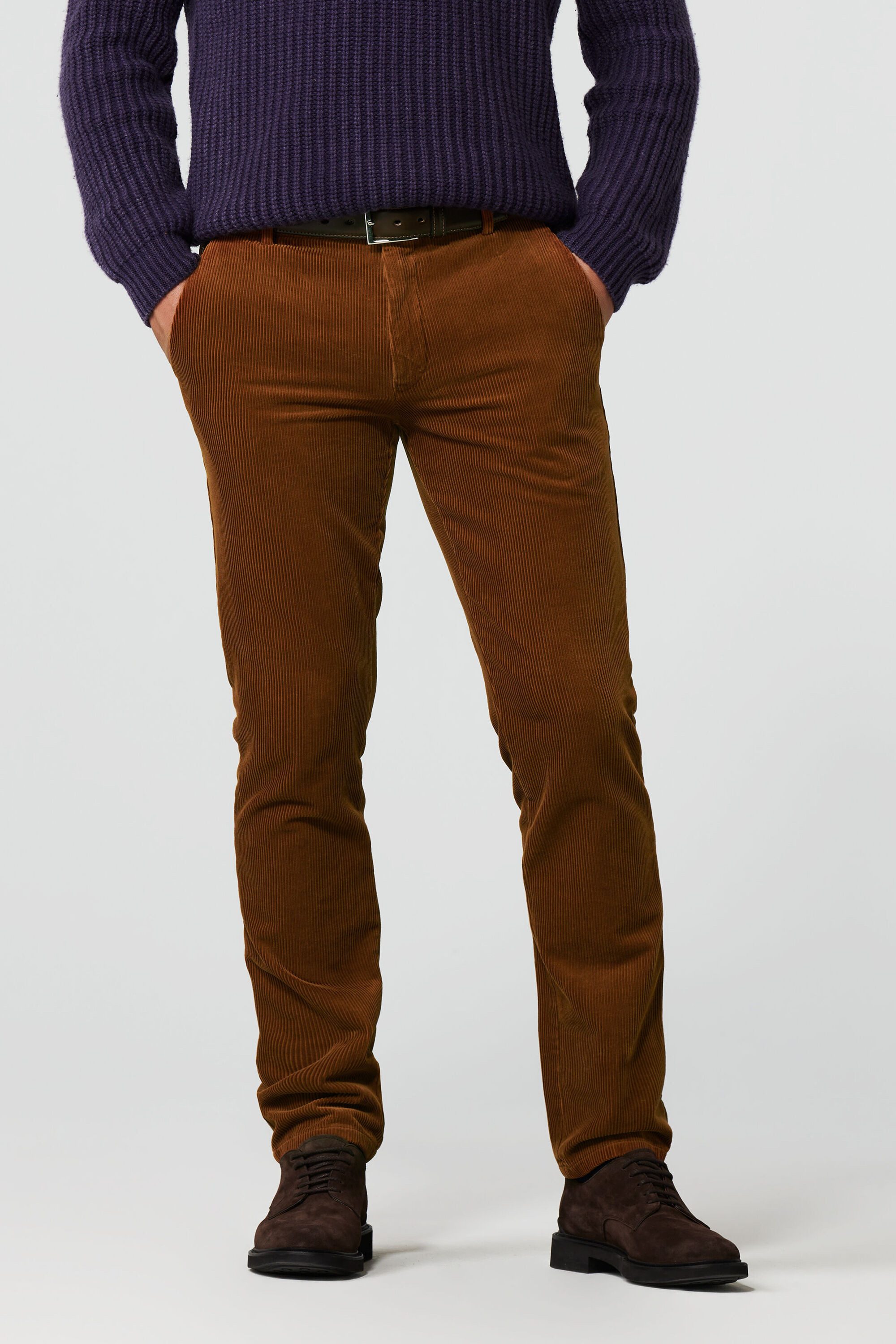 MEYER Chinos Bonn Superstretch Premium Cord Chino