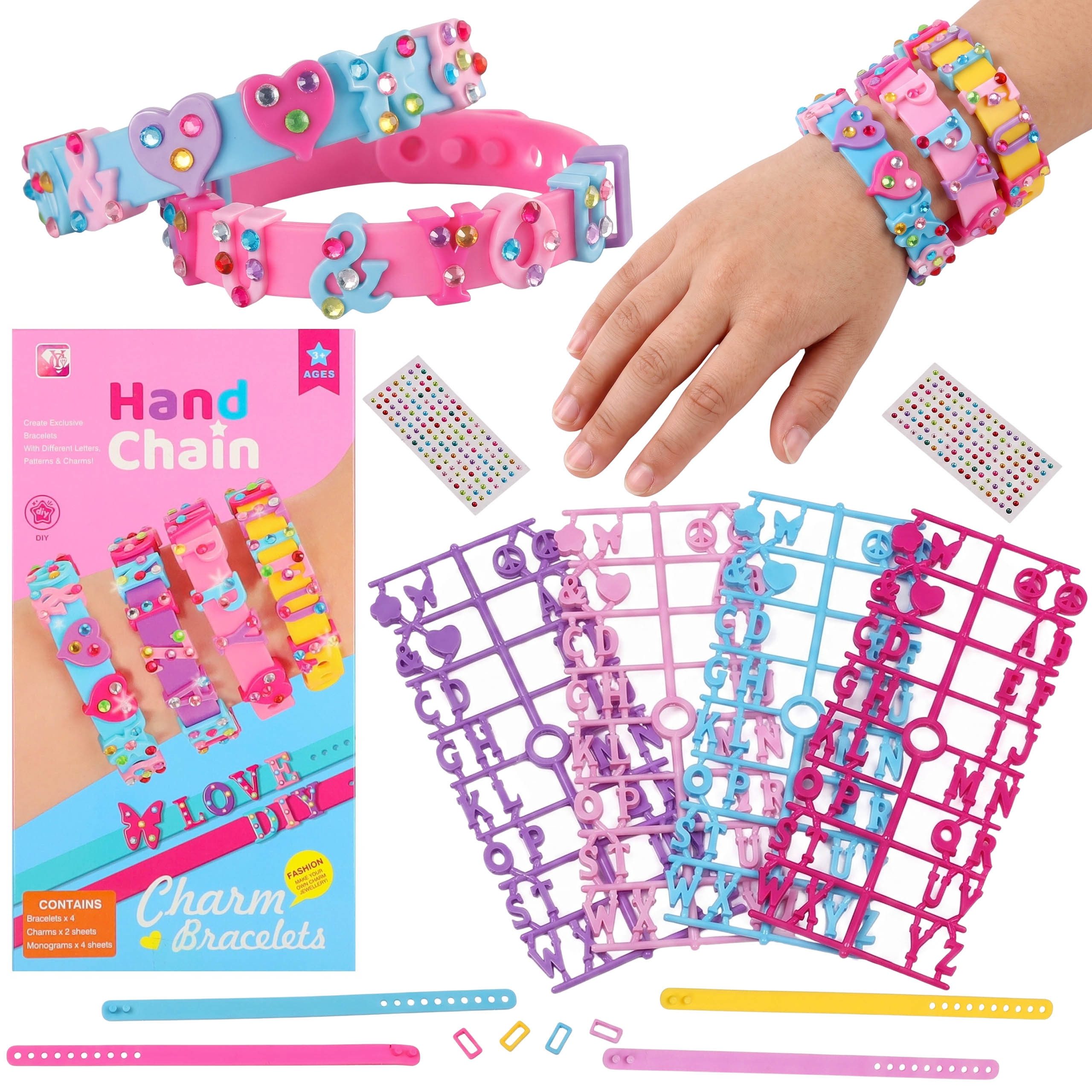 Sarcia.eu Kreativset Kreativset für Armbänder mit Zubehör, DIY-Schmuck ab 3 Jahren