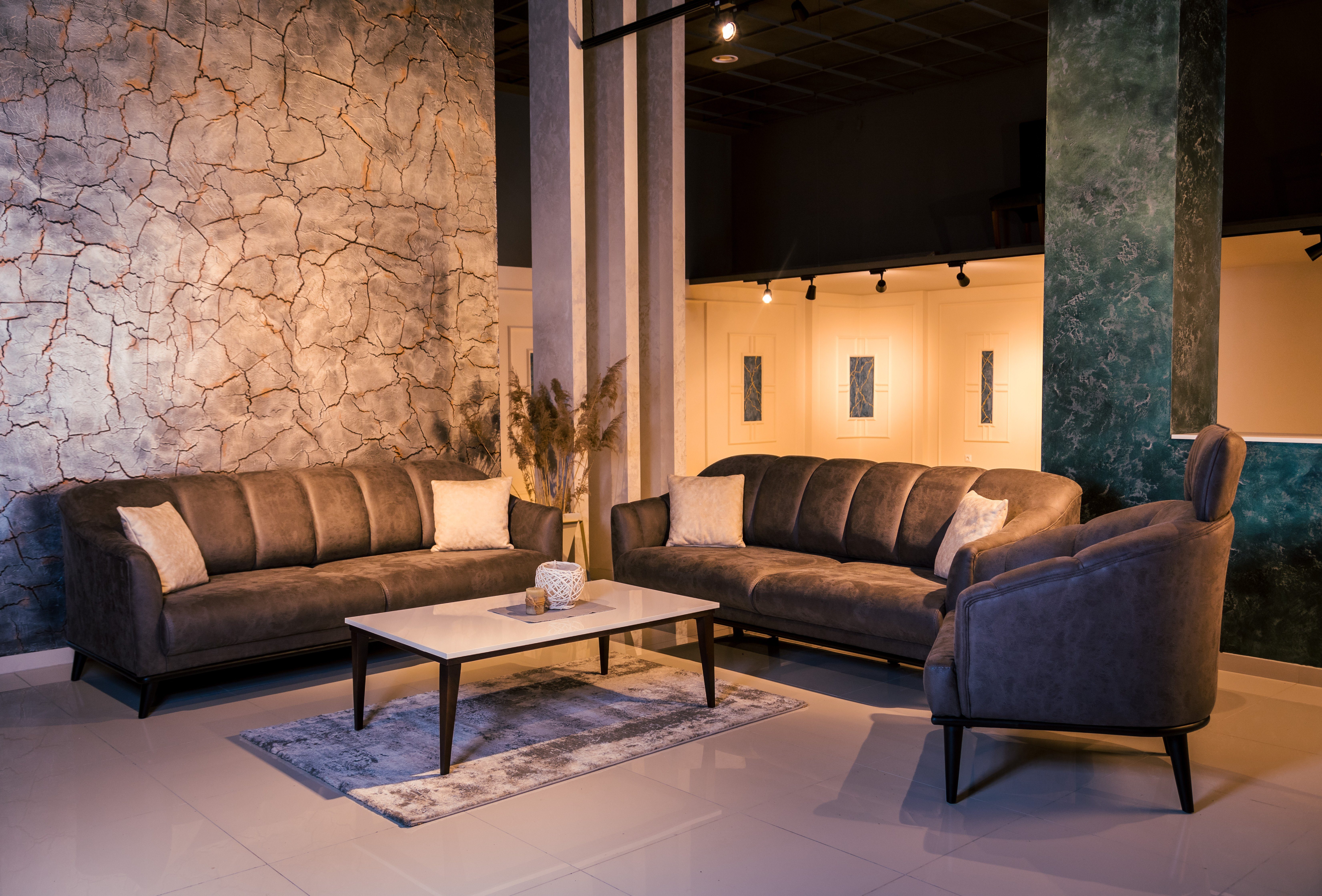 Möbeldreams Sofa Set Konfor Two 3-3-1, Braun online kaufen | OTTO