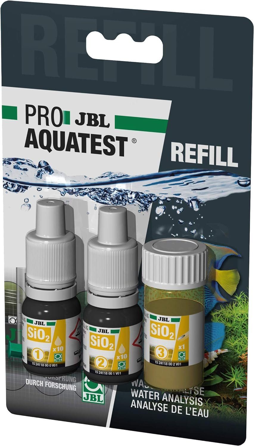 Aquarium-Wassertest JBL PROAQUATEST SiO2 Nachfüllset für JBL Testkoffer