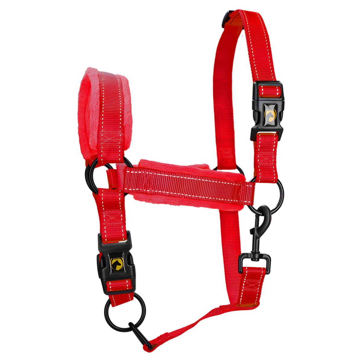 Excellent Horse Pferdestirnriemen Superior Halfter rot