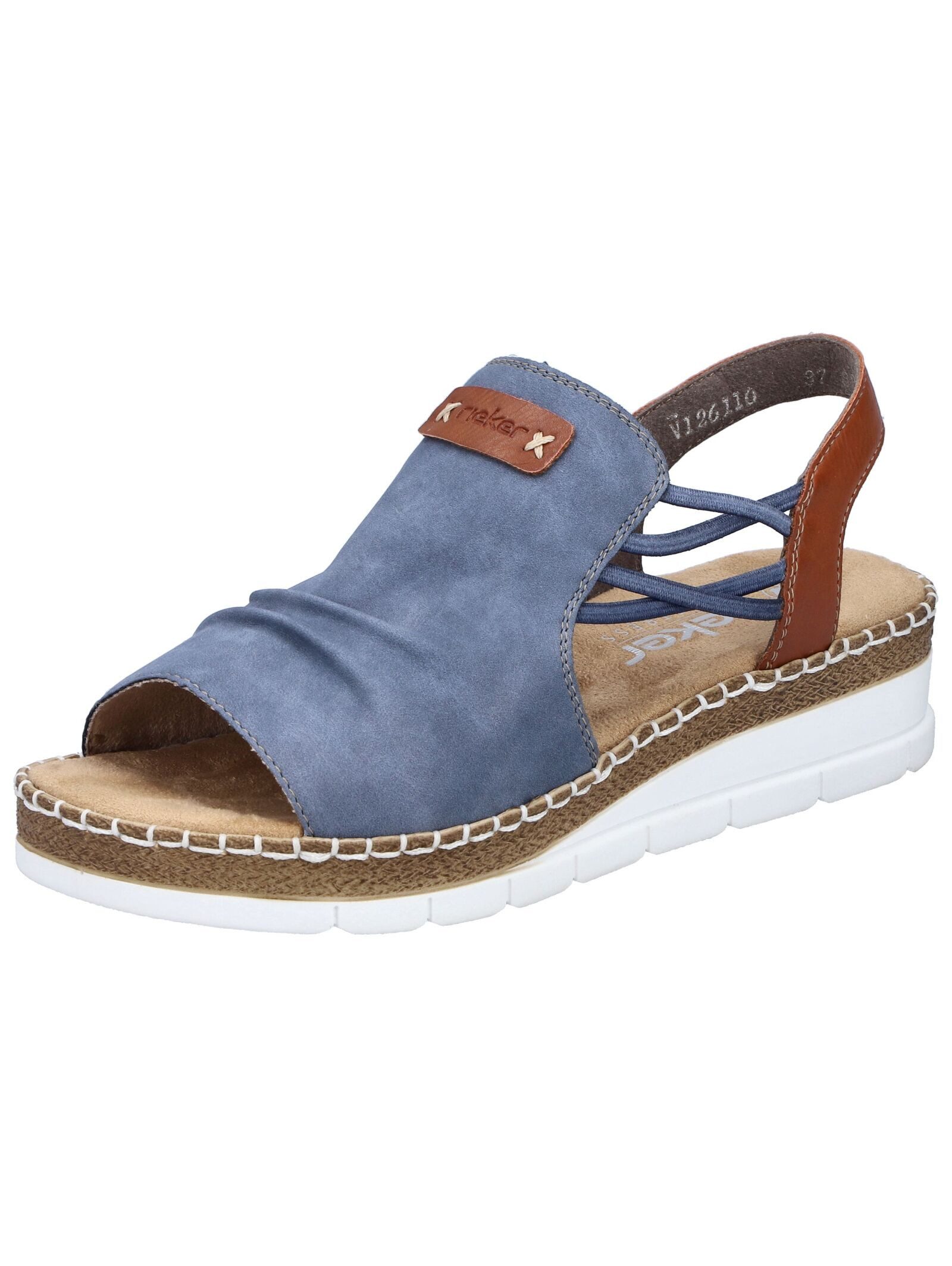 Rieker Rieker Sandalen Textil Keilsandalette günstig online kaufen