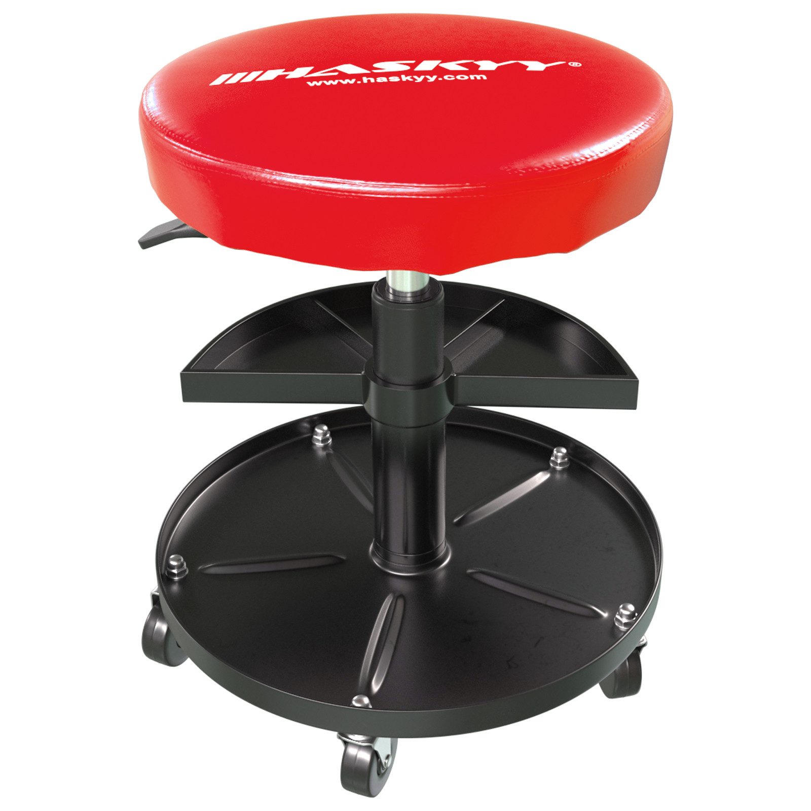 HASKYY Arbeitshocker Werkstatthocker Rollhocker 300 mm günstig online kaufen
